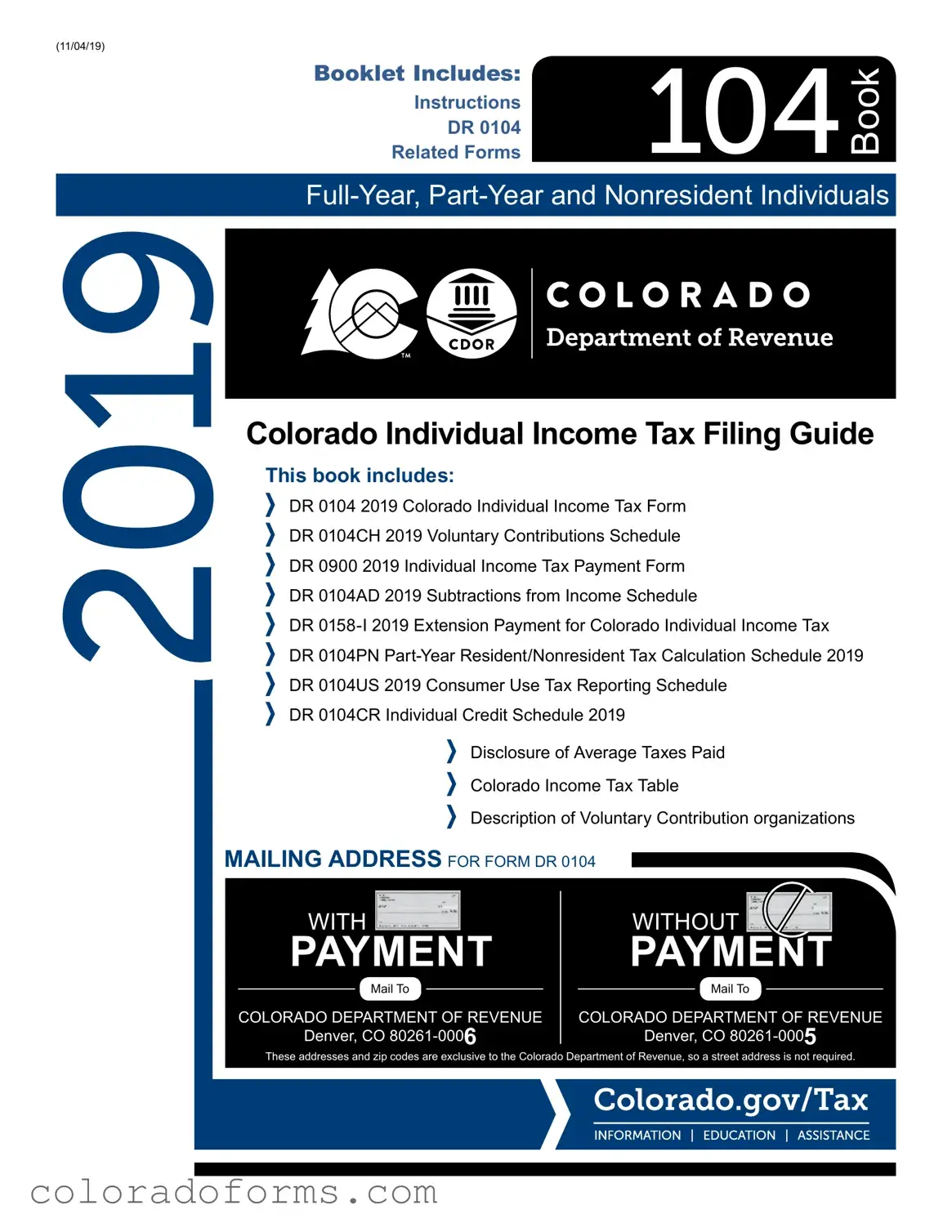 Fill a Valid Colorado Tax Form