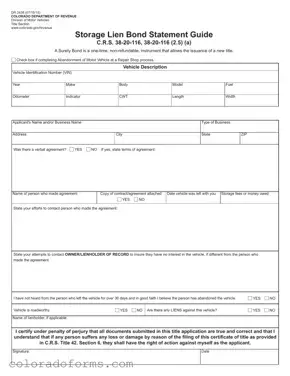 Fill a Valid Colorado Dr 2438 Form
