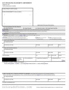 Fill a Valid Colorado Ucc3 Form