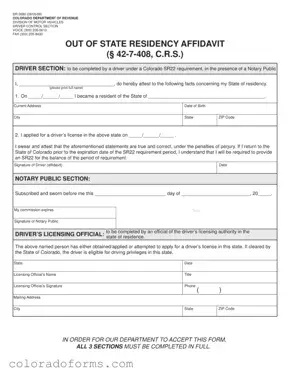 Fill a Valid Dr 2680 Colorado Form